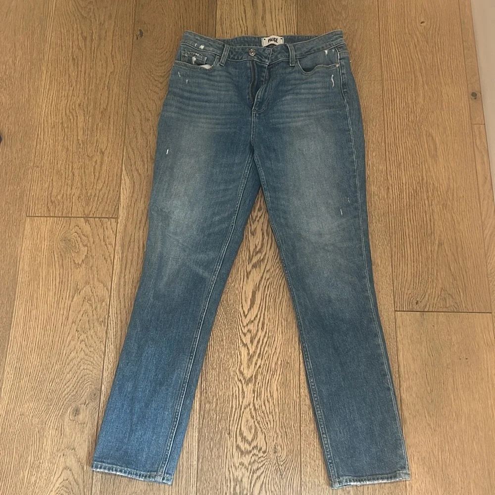 PAIGE Light Blue Hoxton Slim Jeans - Picture 5 of 8